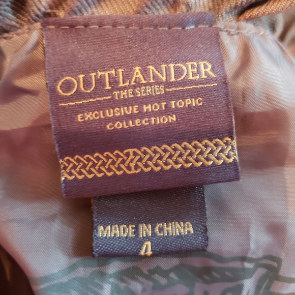 Outlander Laced Peplum Girls Jacket Plus Size Hot Topic Exclusive - Picture 12 of 13